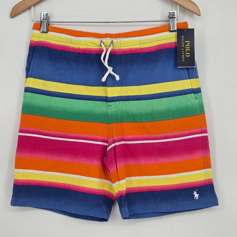 NWT Polo Ralph Lauren 100% Cotton Womens 14-16 Shorts High Waist Vacation Resort